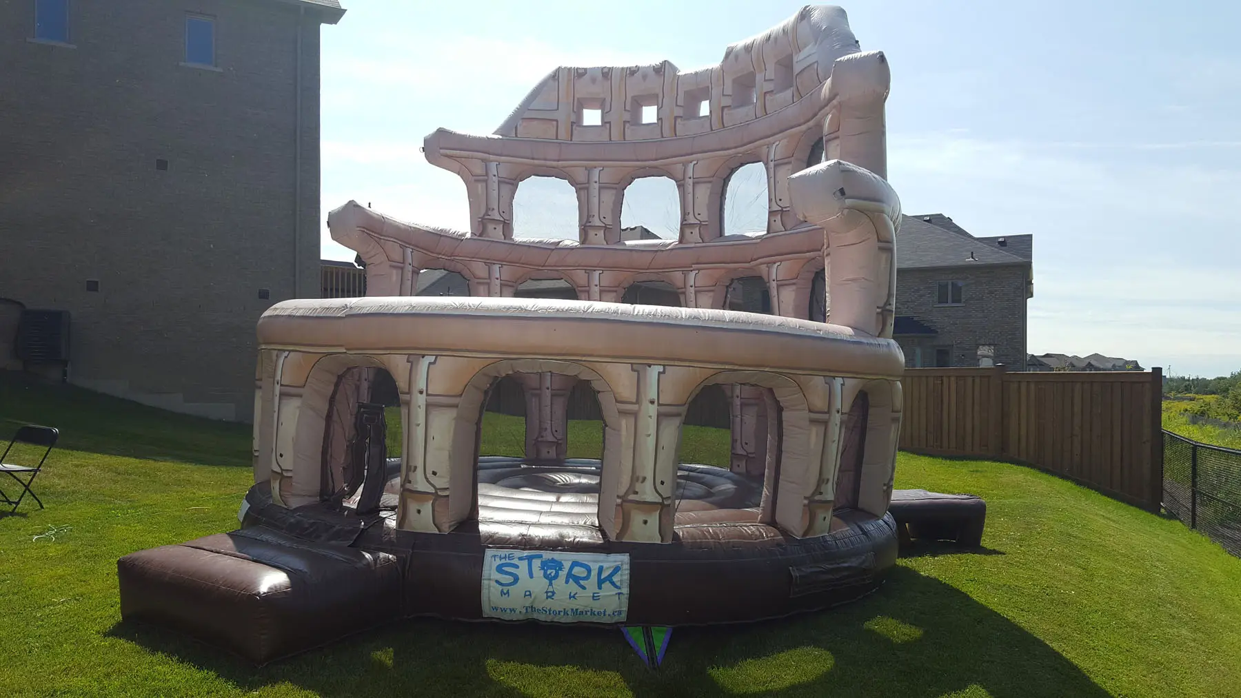 Roman Gladiator Colosseum Bouncy Castle (Adults Too) — view 3