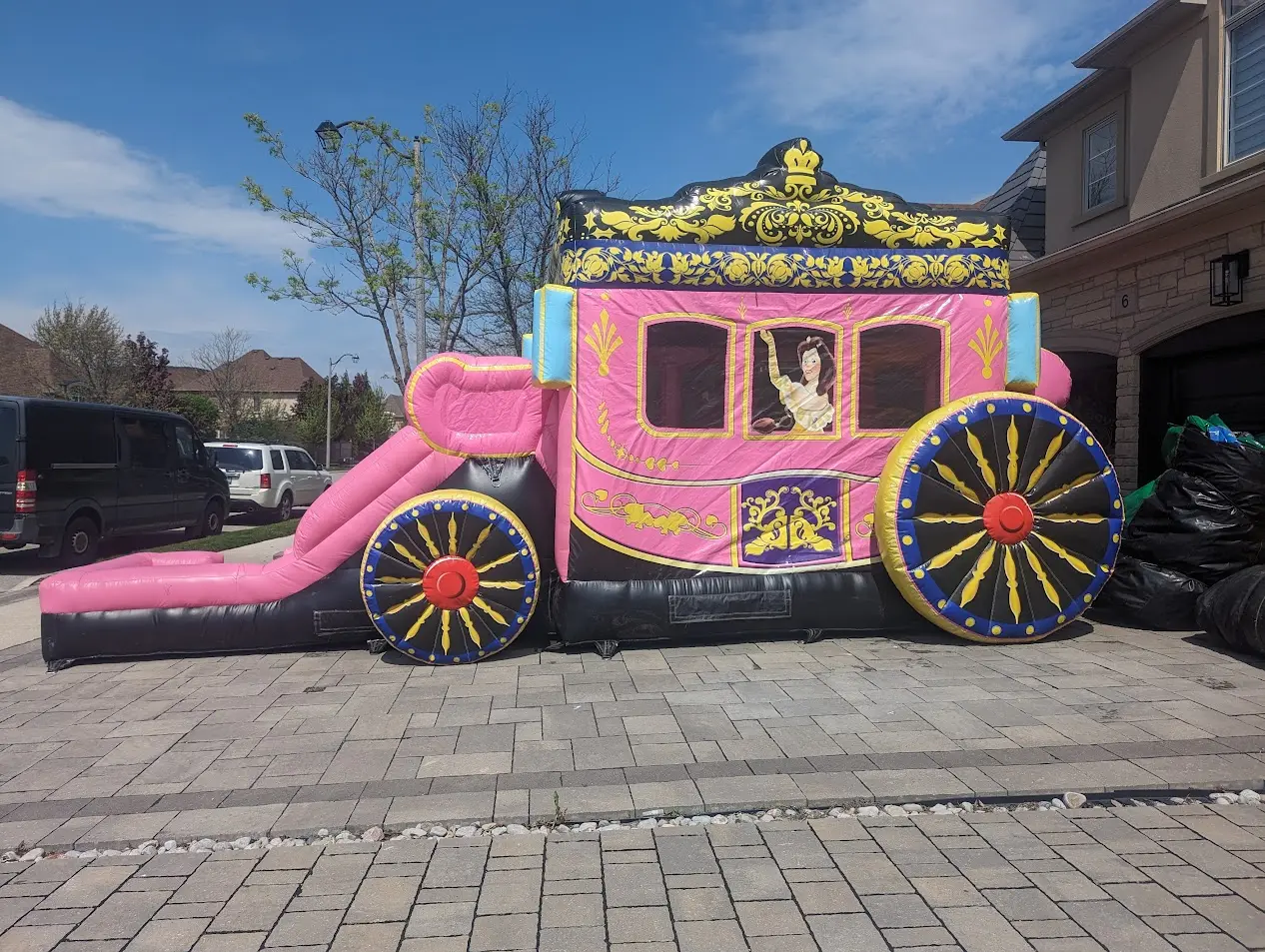 Fairy tale Carriage Bouncy Castle — view 3