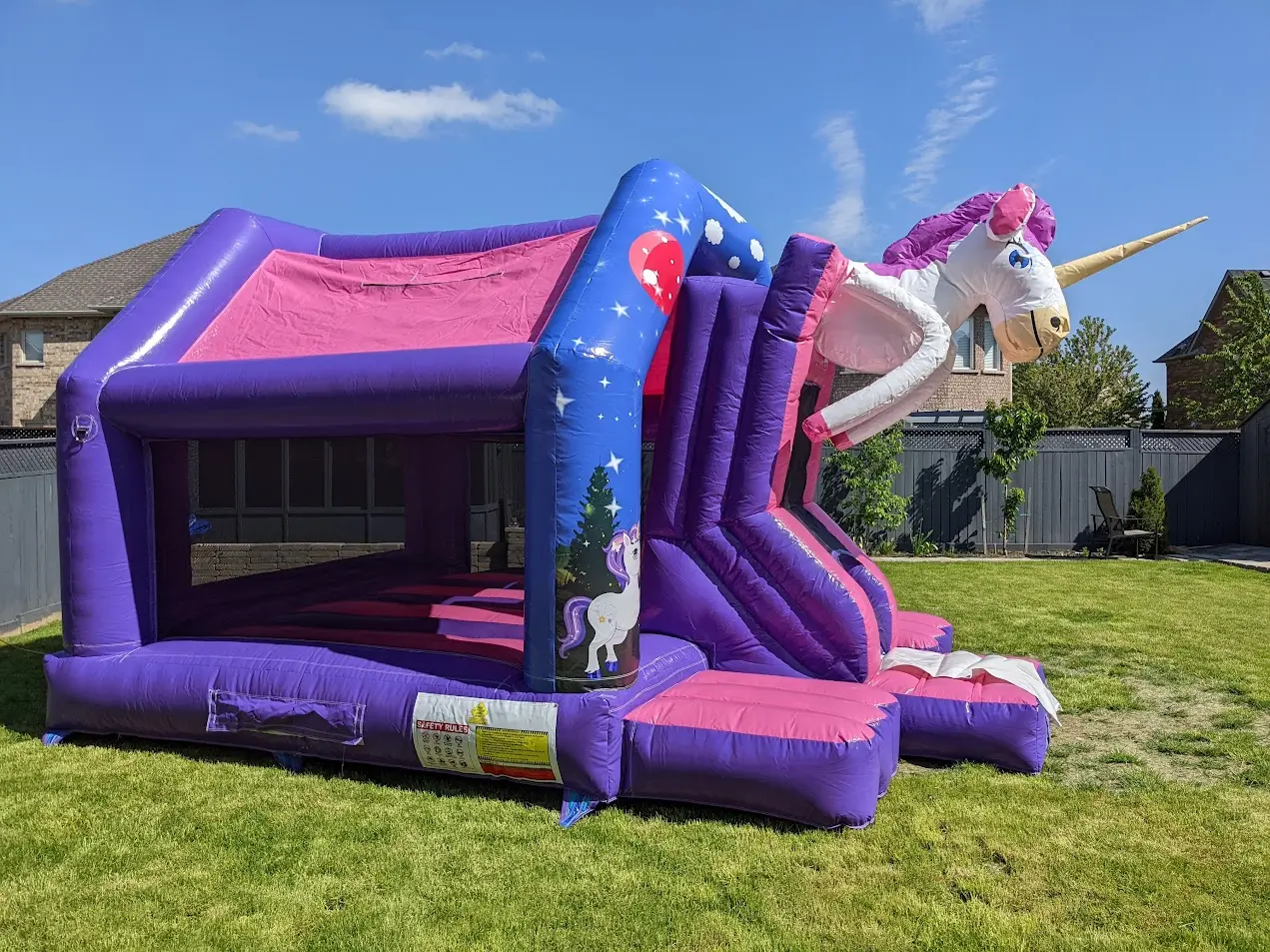 Unicorn Bouncy Castle — view 6