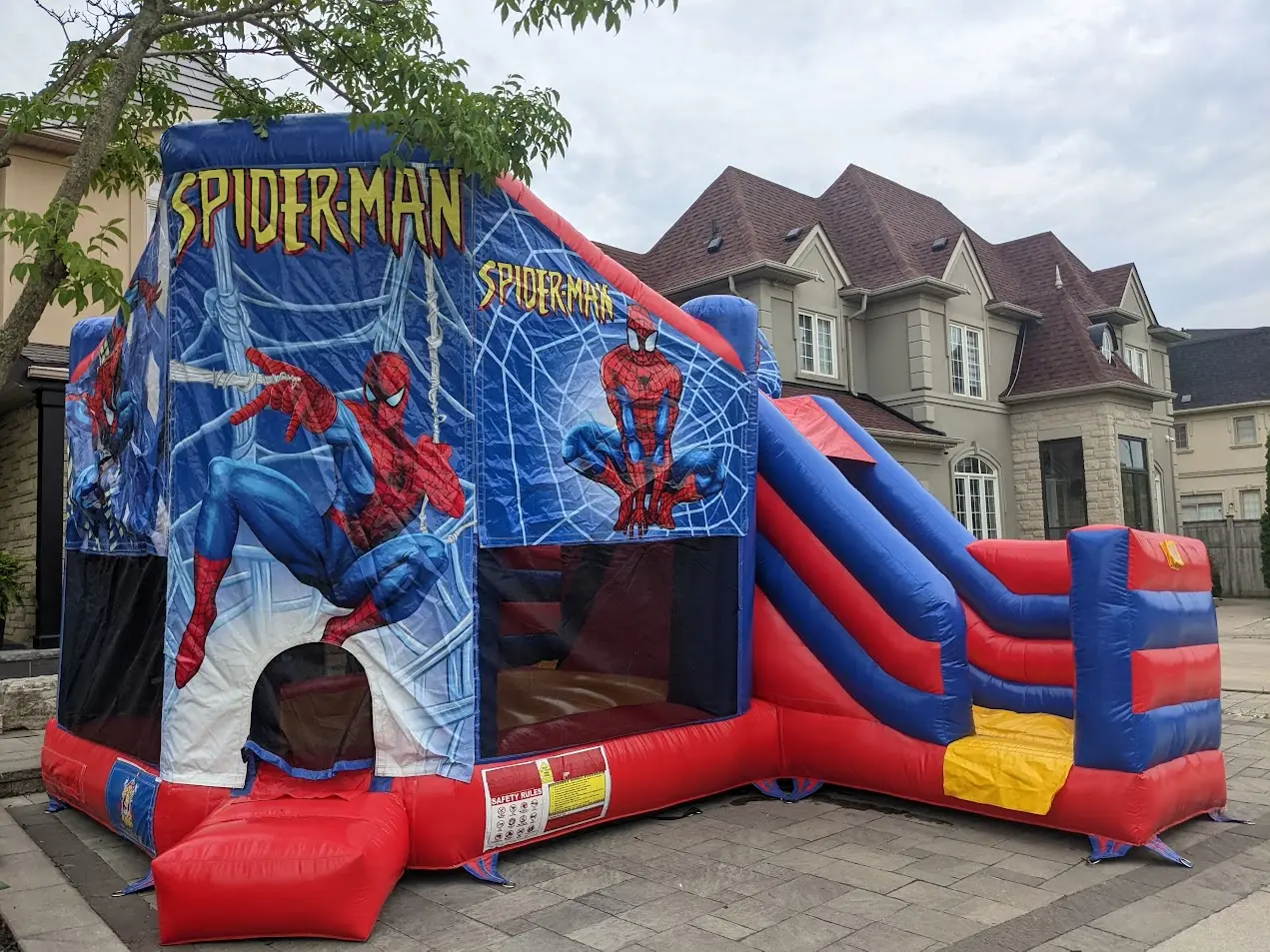 Spider Man Combo Bouncy Castle