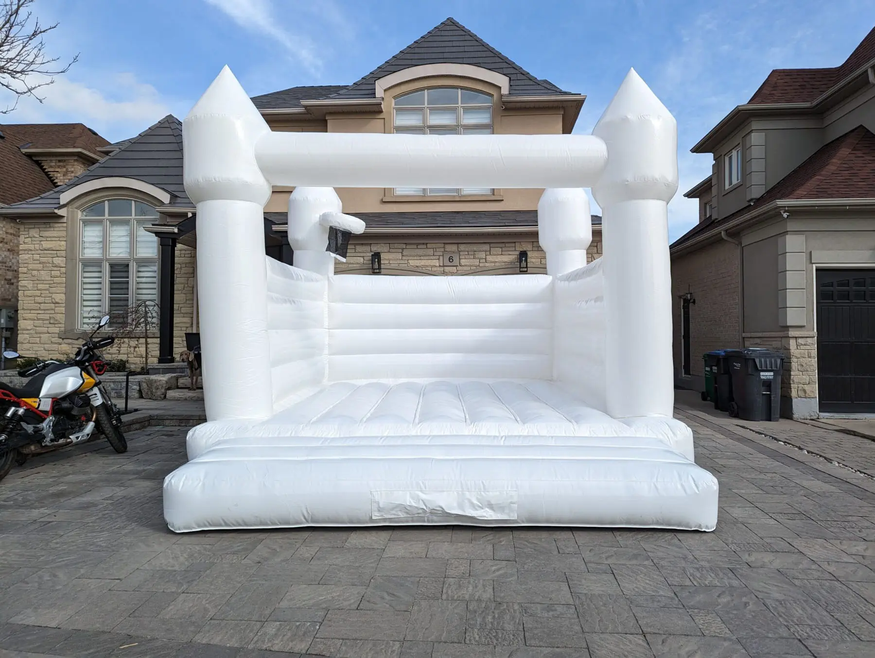 Pure White Bouncy Castle (Adults too) — view 2
