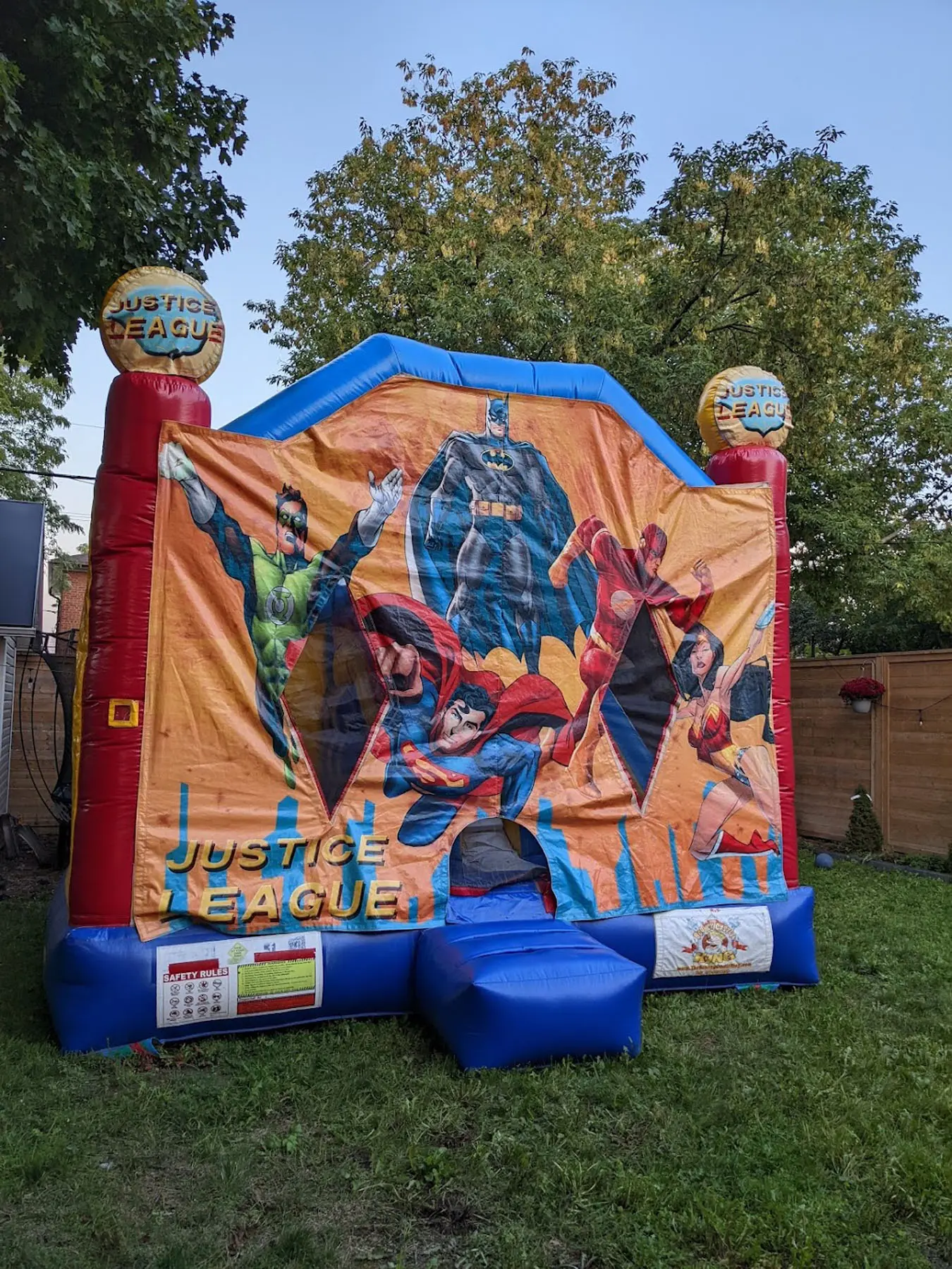 Justice League Combo Bouncy Castle — view 2