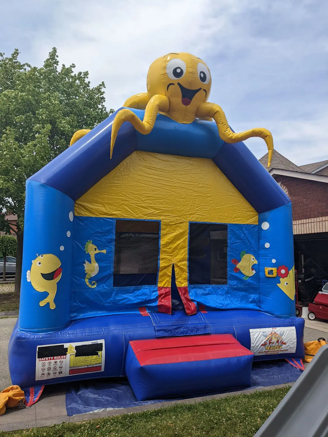Octopus Marine Bouncy Castle — view 2