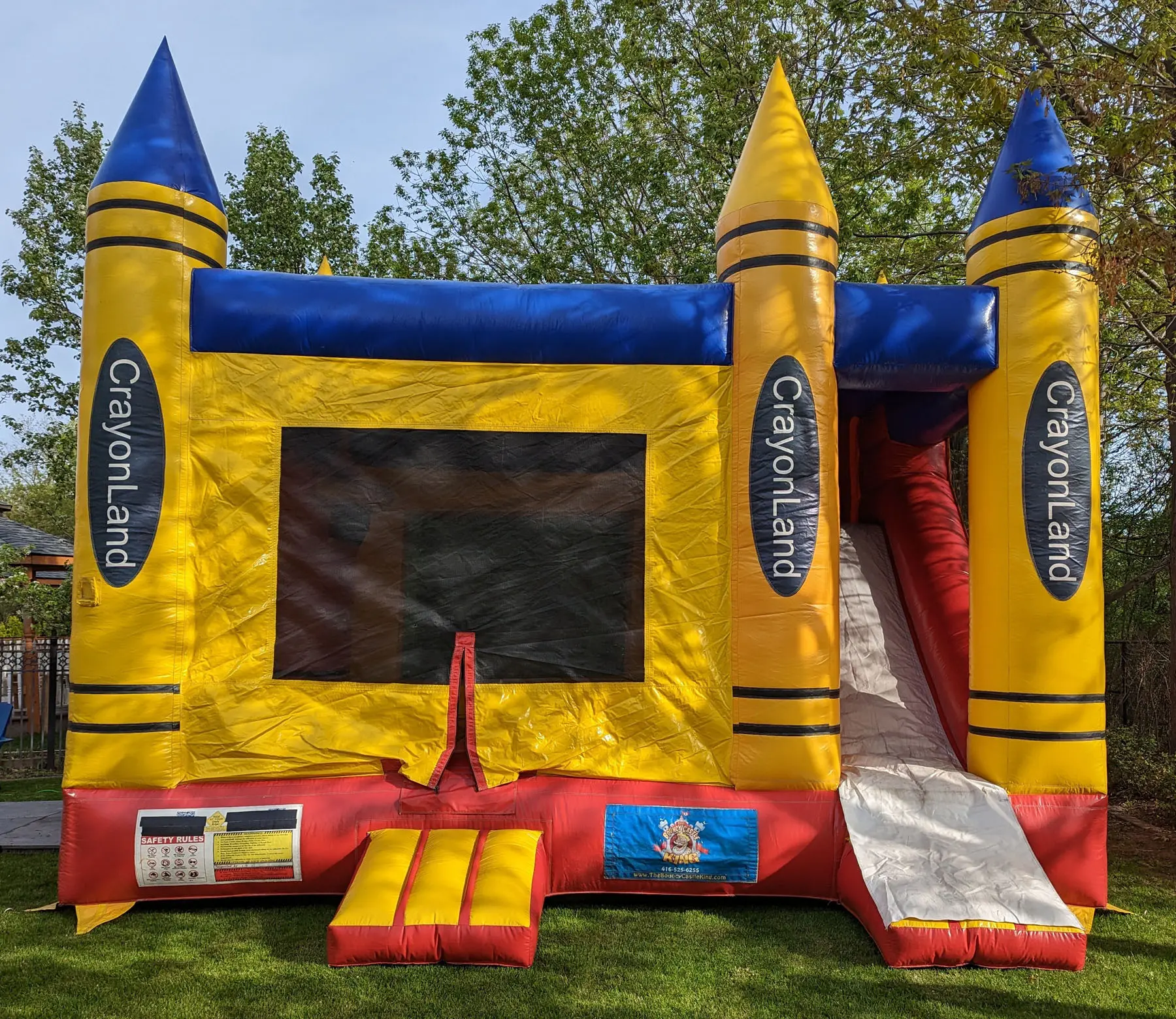 Crayon Combo Bouncy Castle — view 3