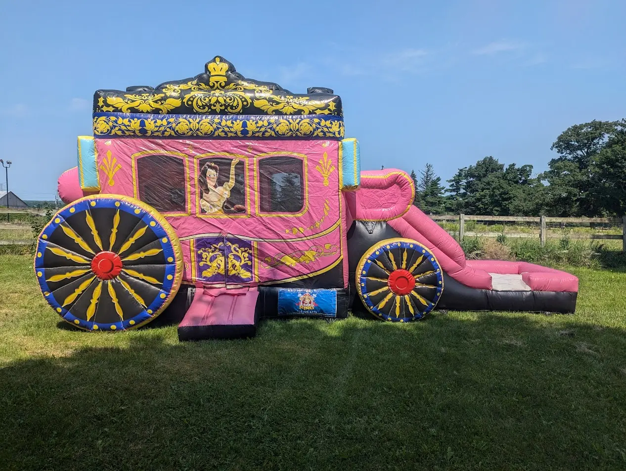 Fairy tale Carriage Bouncy Castle — view 2