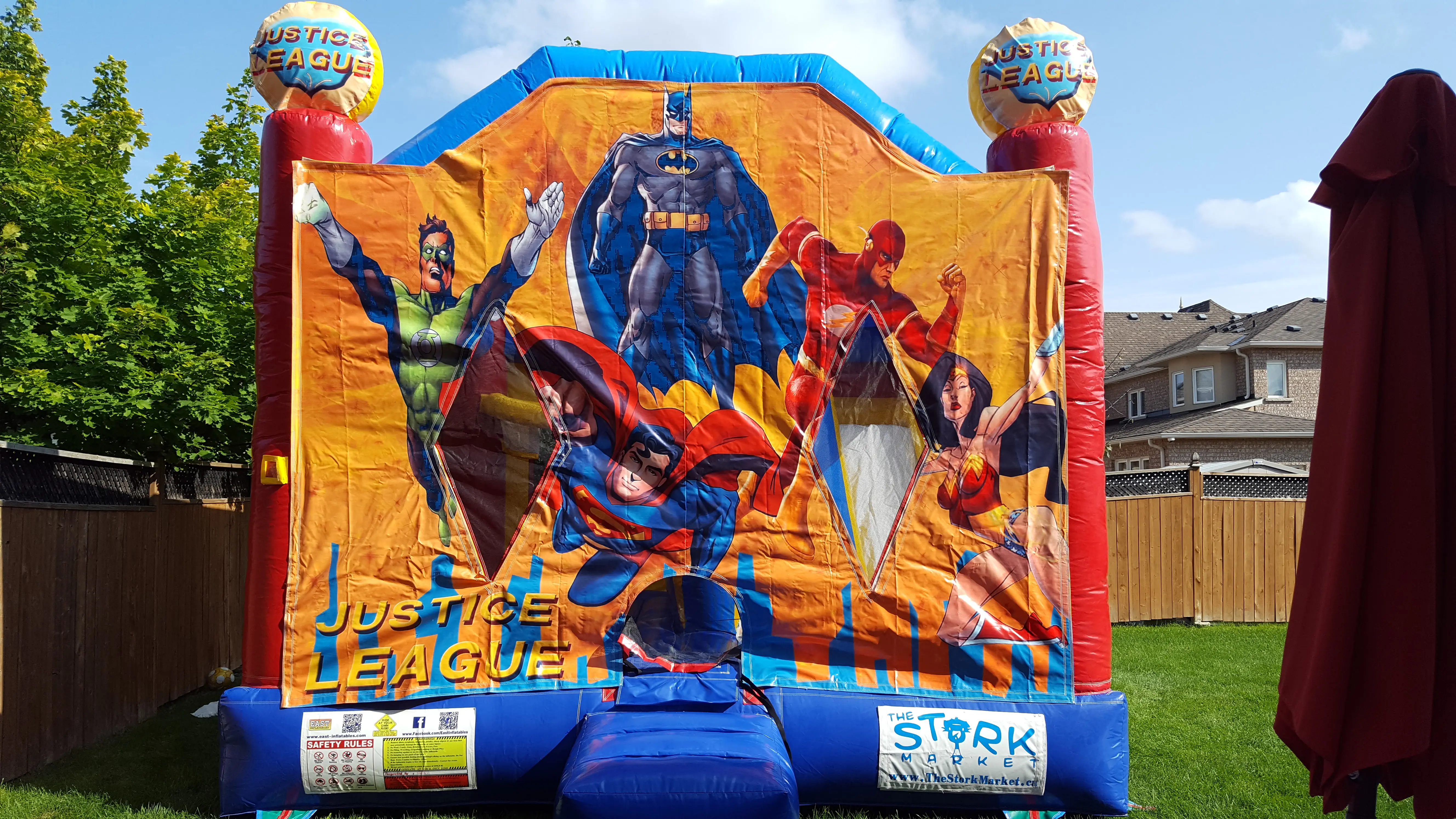 Justice League Combo Bouncy Castle