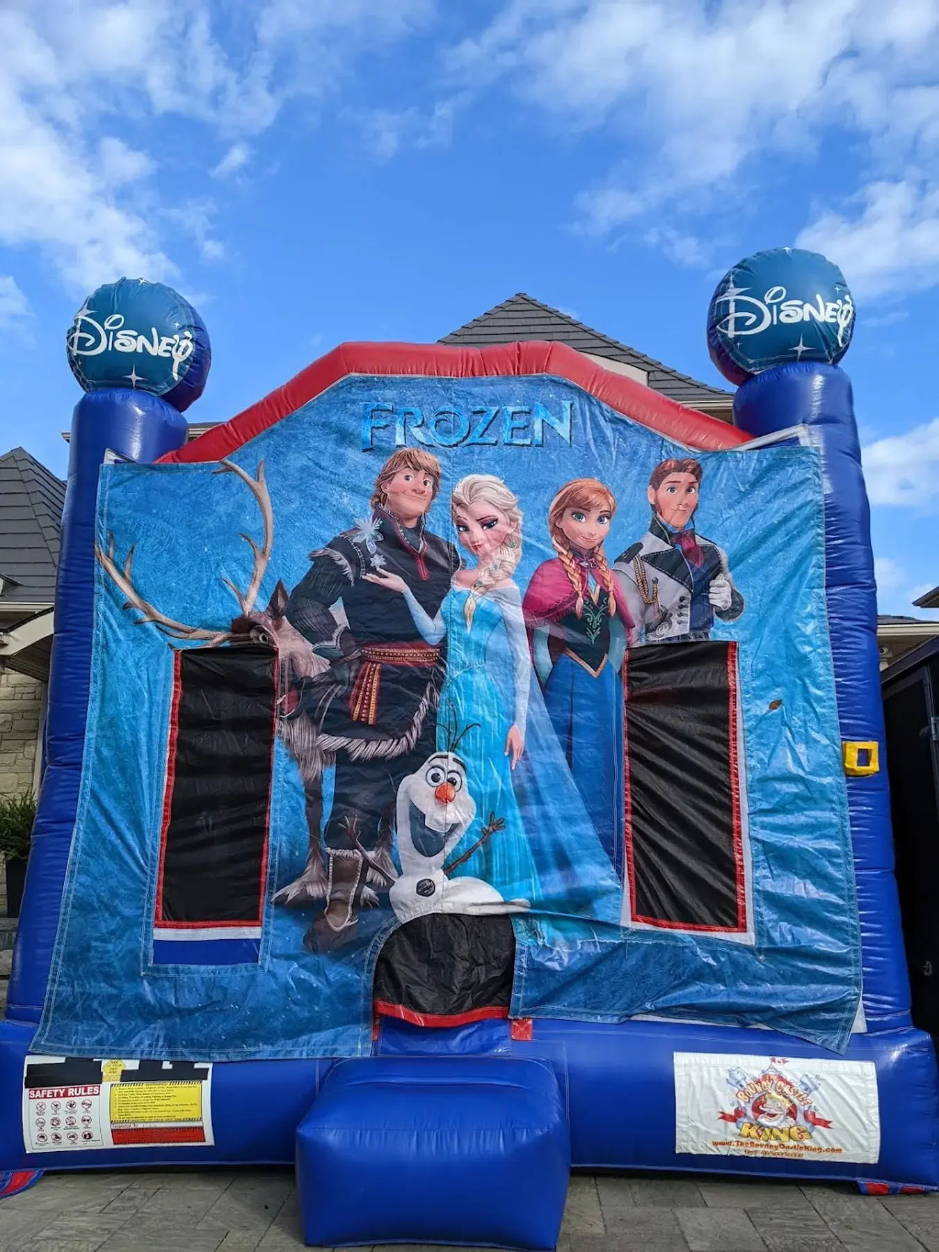 Frozen Medium Size Bouncy Castle — view 3