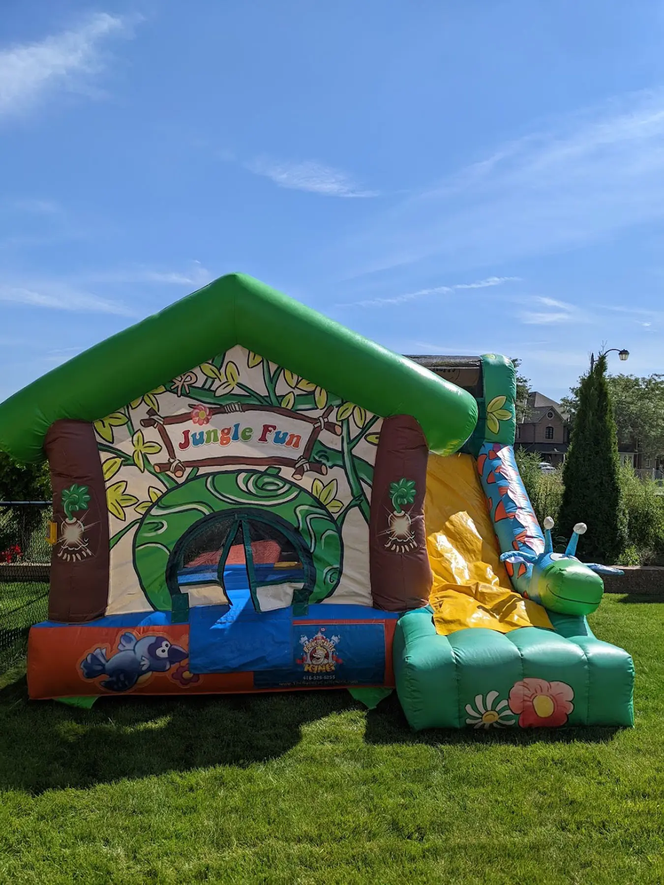 Jungle Fun Bouncy Castle — view 2