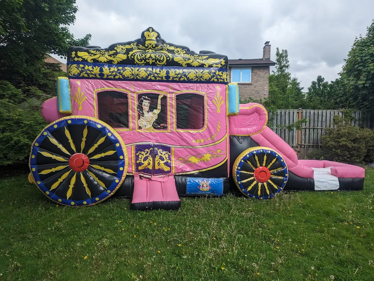 Fairy tale Carriage Bouncy Castle — view 4