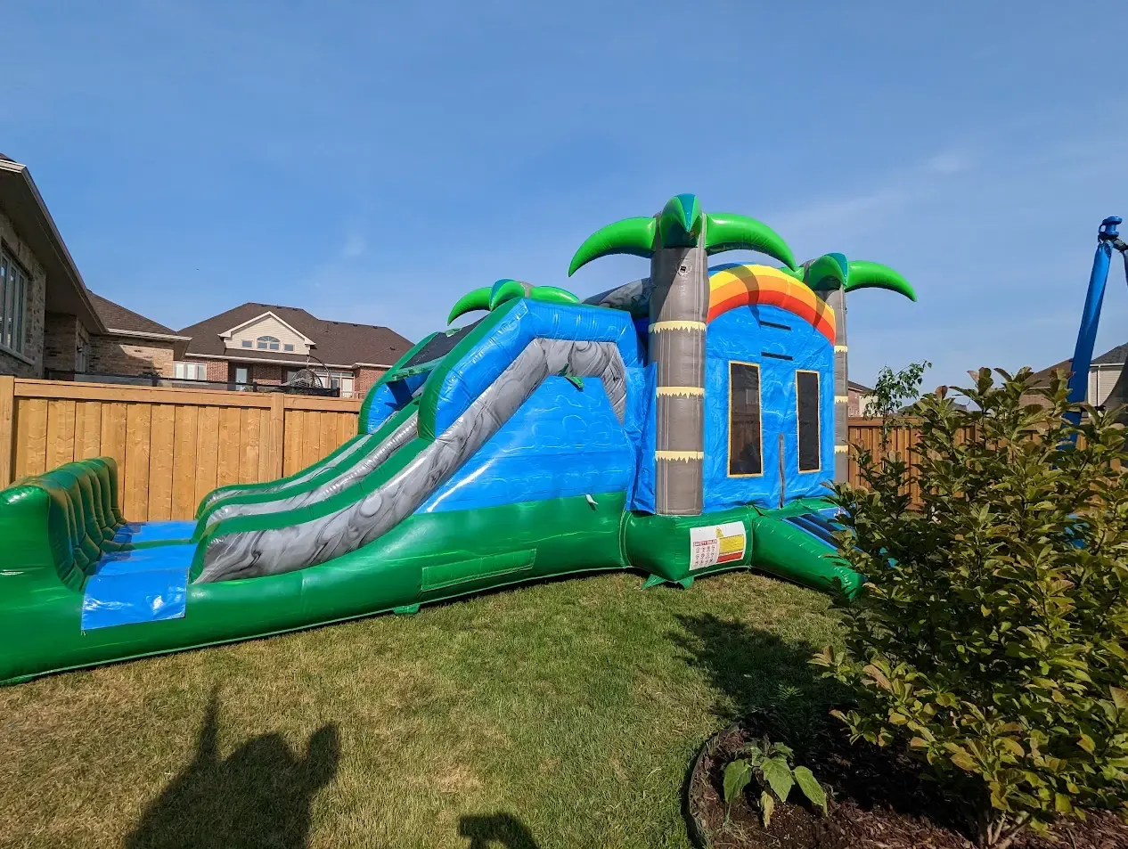 Double Slide Tropical Bouncy Castle — view 10