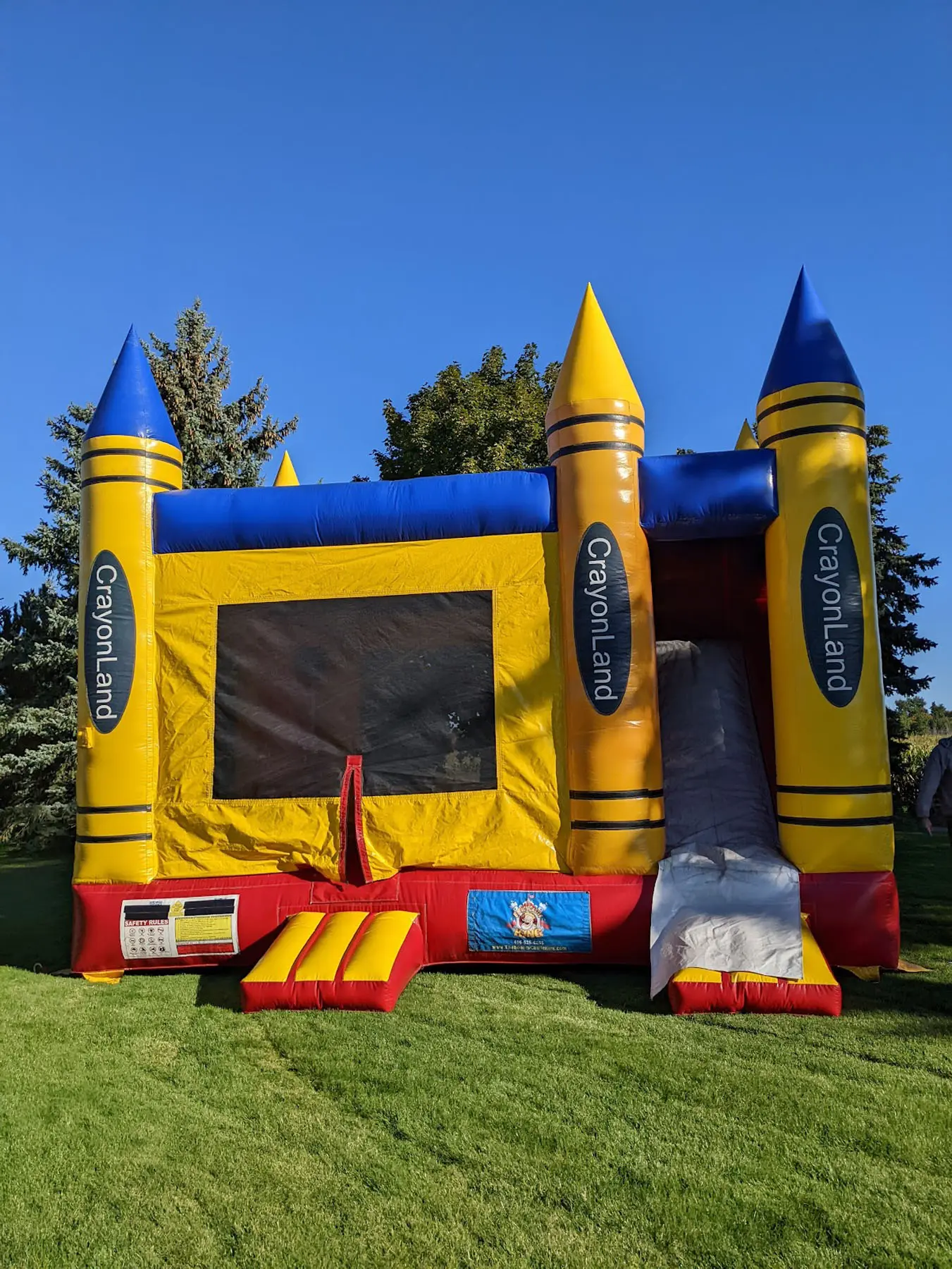 Crayon Combo Bouncy Castle — view 2