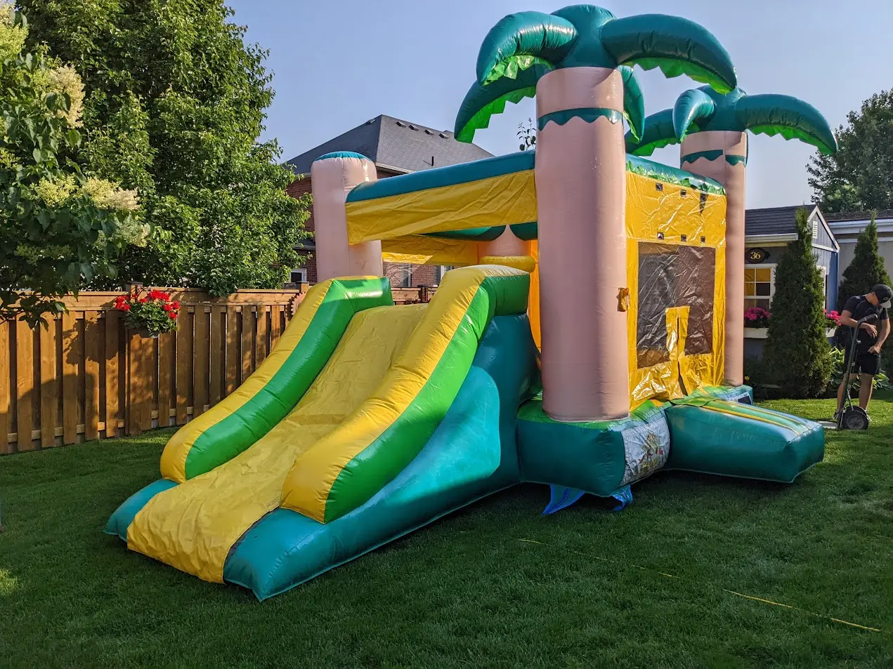 Palm Tree Bouncy Castle