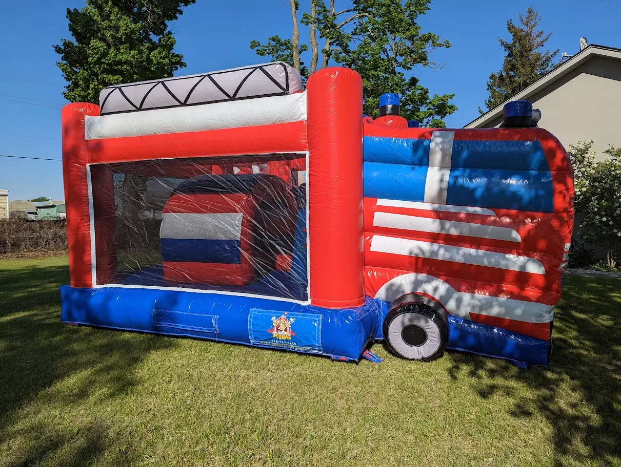 Firetruck Bouncy Castle — view 6