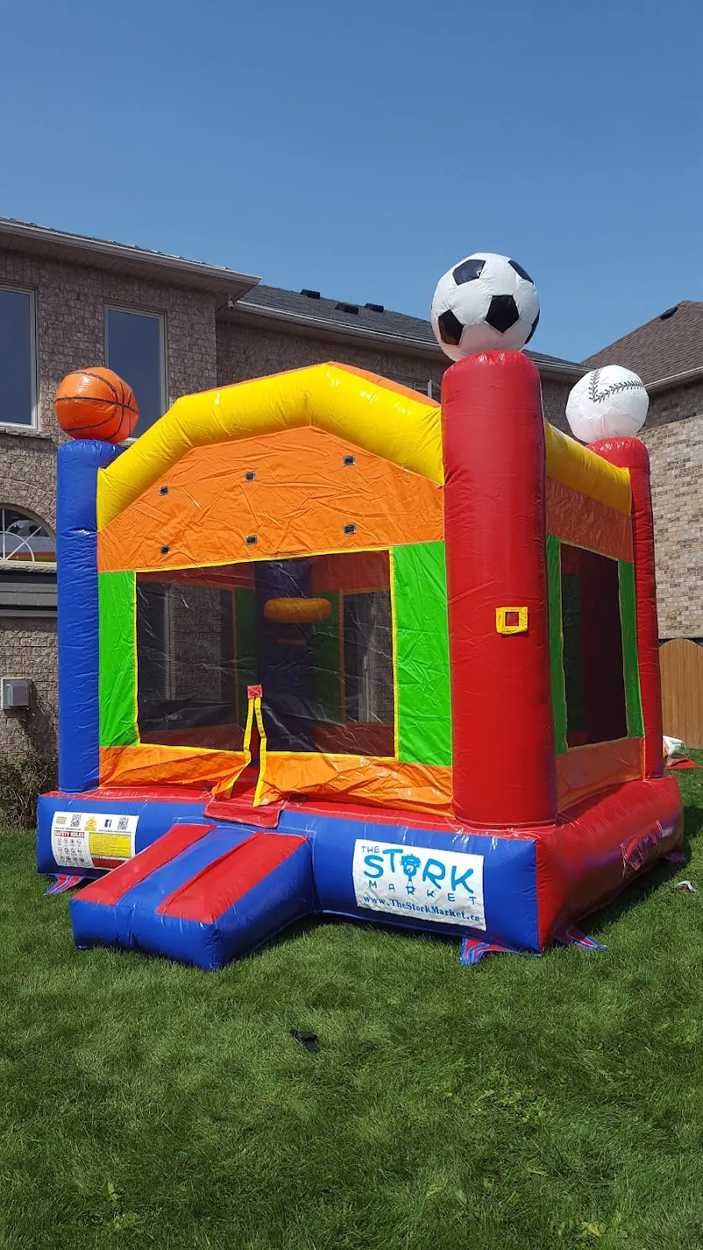 Sports Themed Bouncy Castle