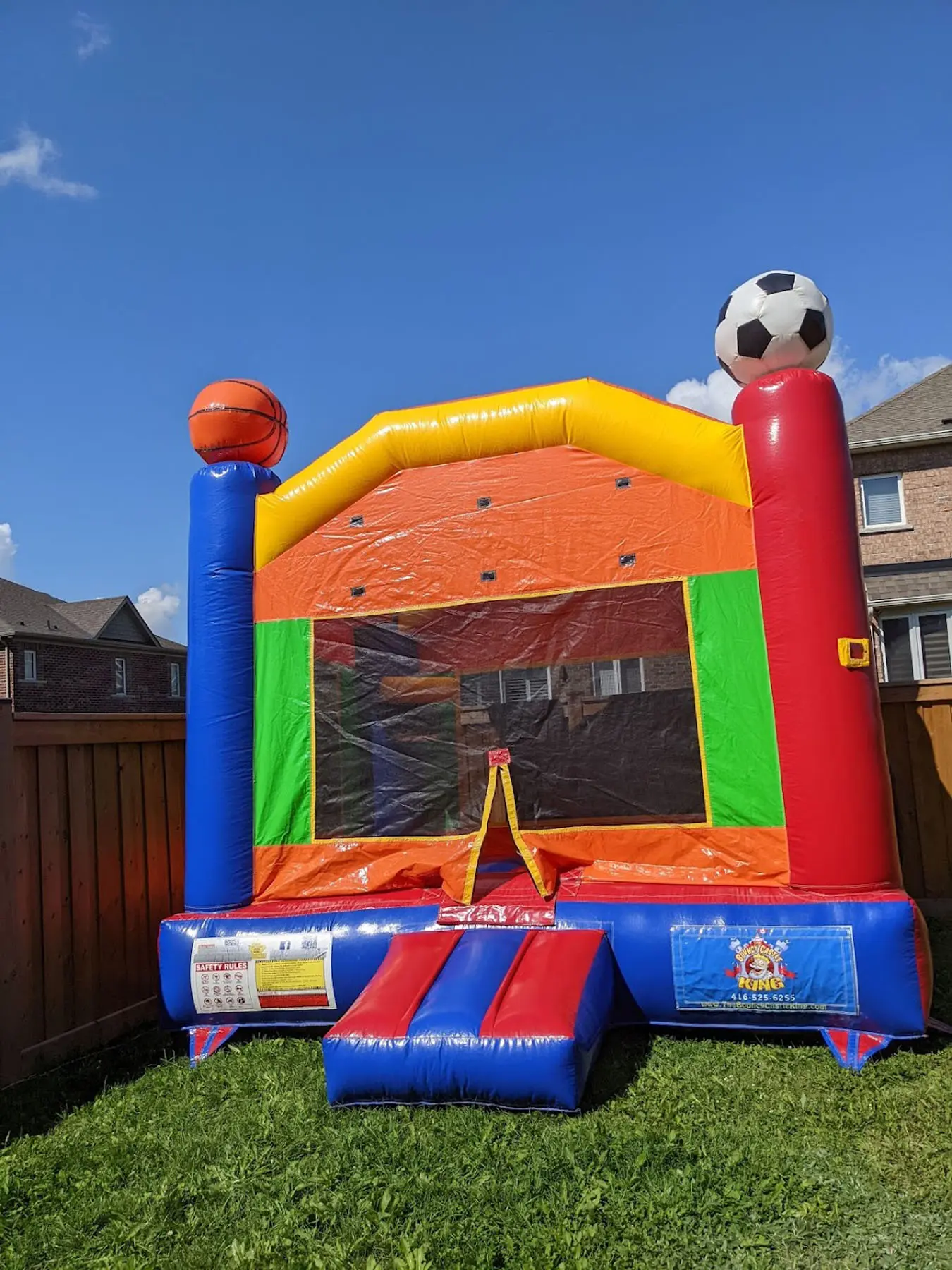 Sports Themed Bouncy Castle — view 2