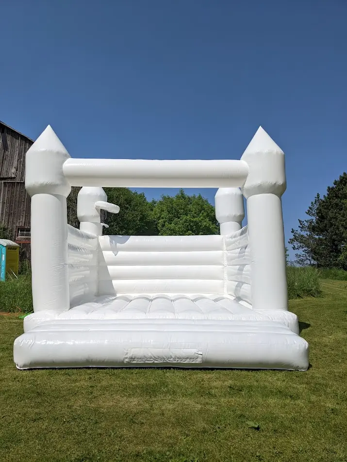 Pure White  Bouncy Castle (Adults too)