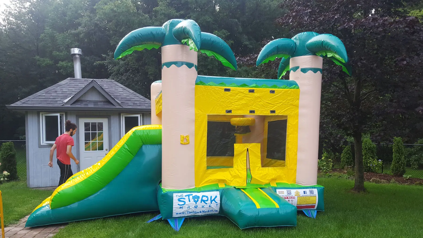 Palm Tree Bouncy Castle — view 2