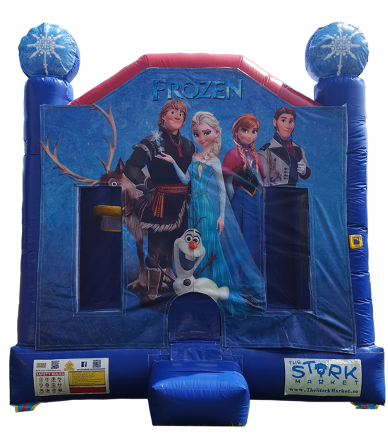 Frozen Bouncy Castle medium size