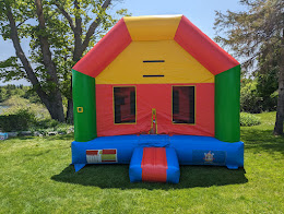 Colorful  bouncy house